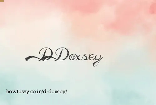 D Doxsey