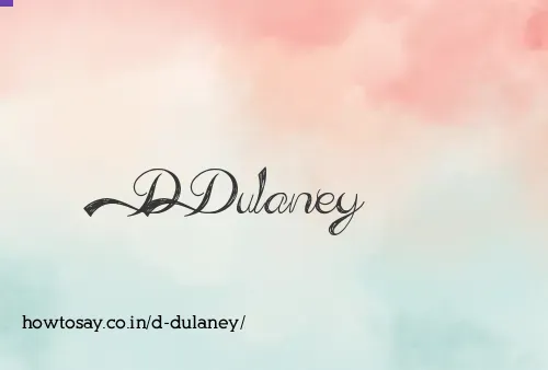 D Dulaney
