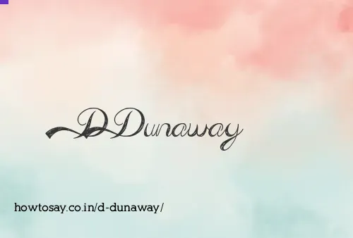 D Dunaway