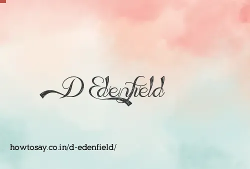 D Edenfield