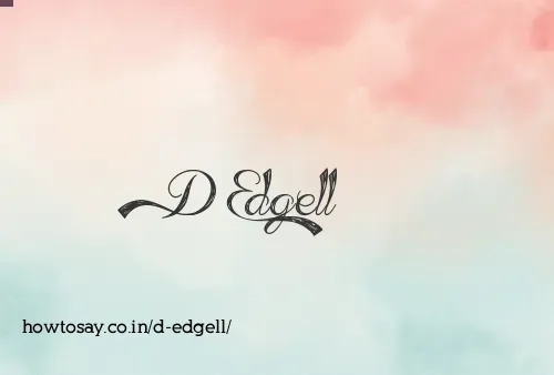 D Edgell