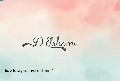D Elshami
