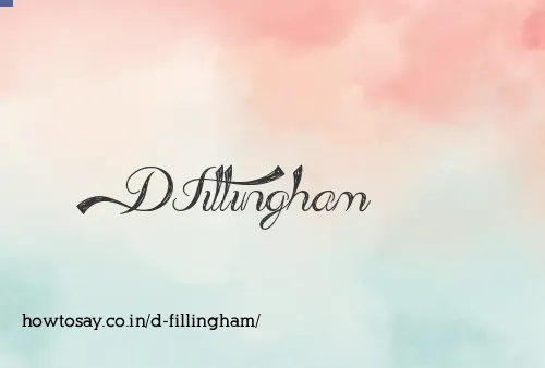 D Fillingham