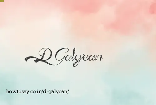 D Galyean