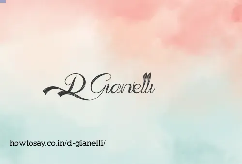 D Gianelli