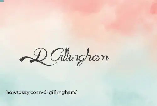 D Gillingham