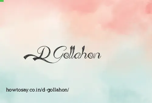 D Gollahon