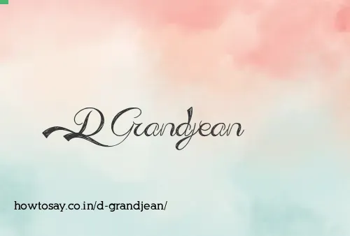 D Grandjean