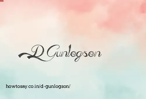 D Gunlogson