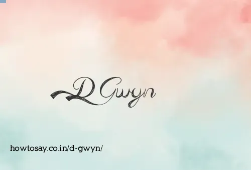 D Gwyn
