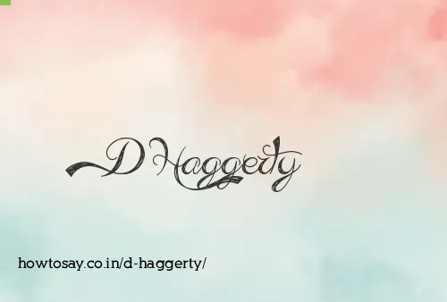D Haggerty