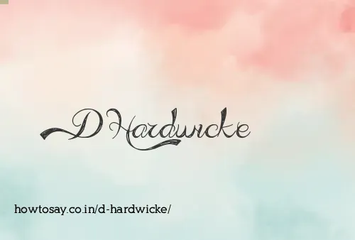 D Hardwicke