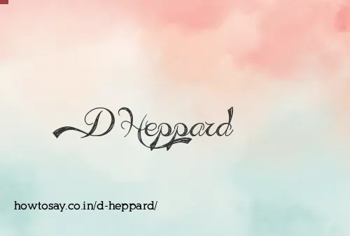 D Heppard