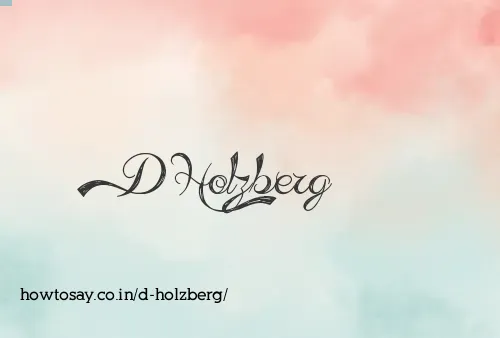 D Holzberg