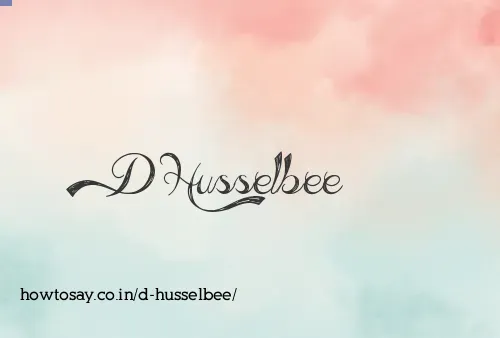 D Husselbee