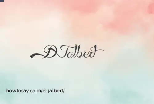 D Jalbert