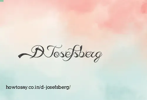 D Josefsberg
