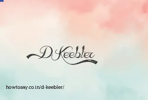 D Keebler