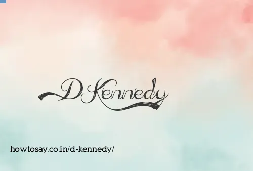 D Kennedy