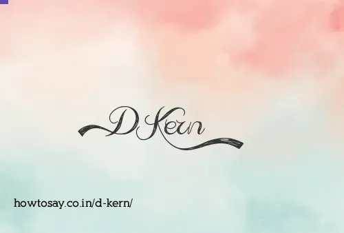 D Kern