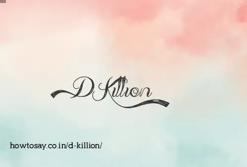 D Killion
