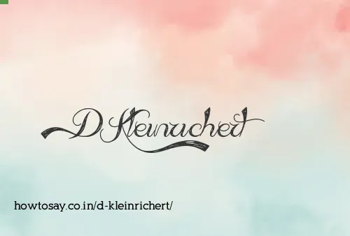 D Kleinrichert