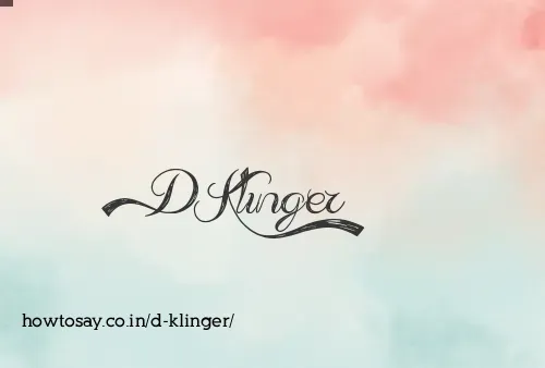 D Klinger