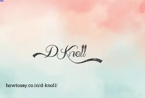 D Knoll