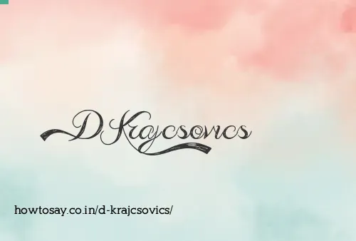 D Krajcsovics