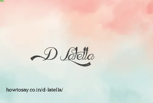 D Latella