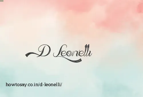 D Leonelli