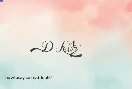 D Leutz