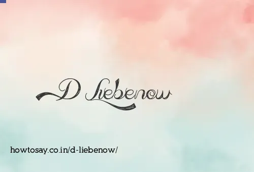 D Liebenow