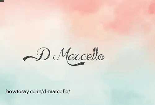 D Marcello