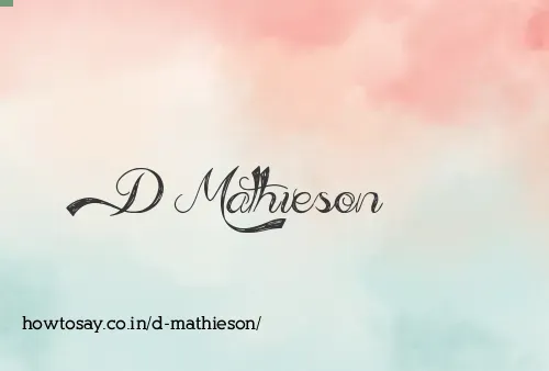 D Mathieson