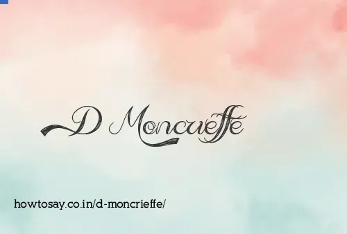D Moncrieffe