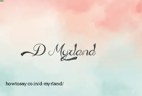 D Myrland