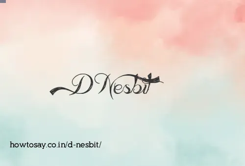 D Nesbit