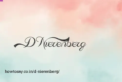 D Nierenberg
