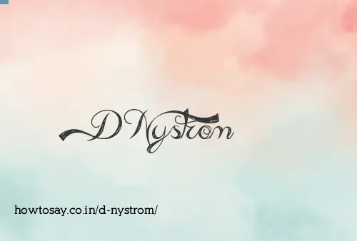 D Nystrom
