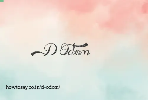 D Odom