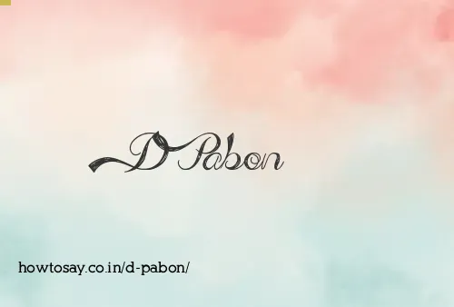 D Pabon