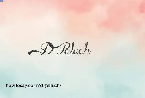 D Paluch