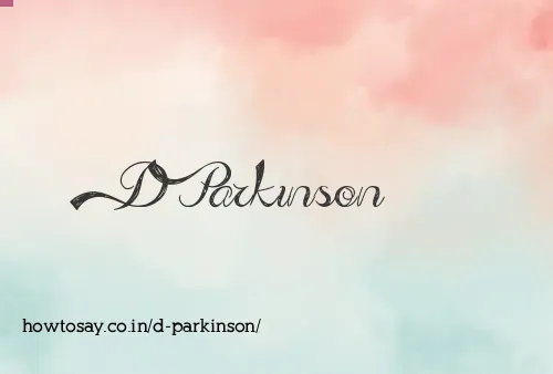 D Parkinson