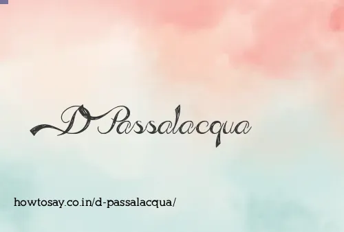 D Passalacqua