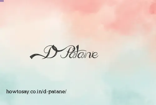 D Patane