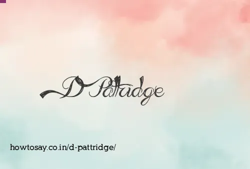 D Pattridge