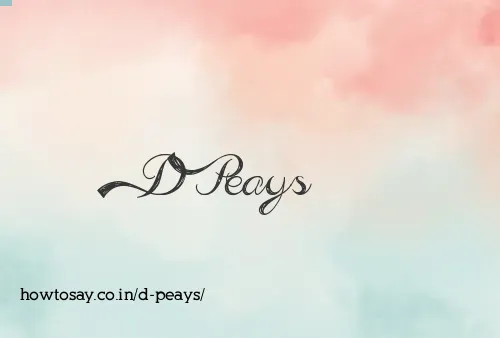 D Peays