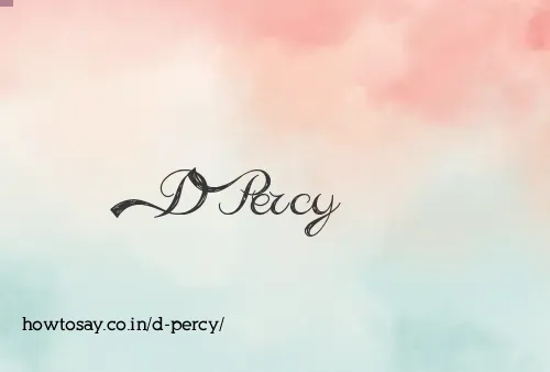 D Percy