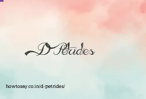 D Petrides
